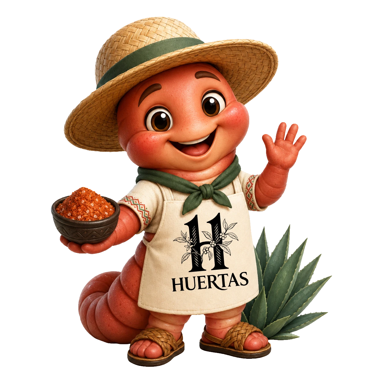 Mascota de Sal de Gusano